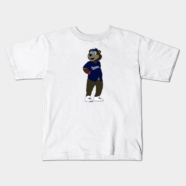 Twinkie Bear Kids T-Shirt by TooMuchPancakes